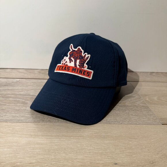 Rare VTG University Of Texas El Paso UTEP Miners Hat Cap Donkey Hit - Picture 1 of 7